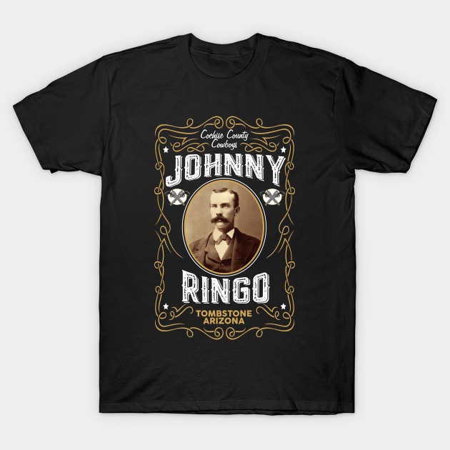 Johnny Ringo Old West Design T-Shirt by HellwoodOutfitters